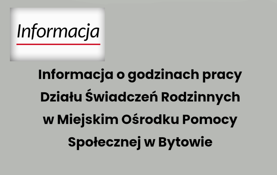 Zdjęcie do Informacja
