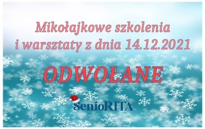 Zdjęcie do Szkolenie odwołane