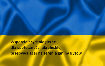 Zdjęcie do Wsparcie psychologiczne w języku ukraińskim w październiku