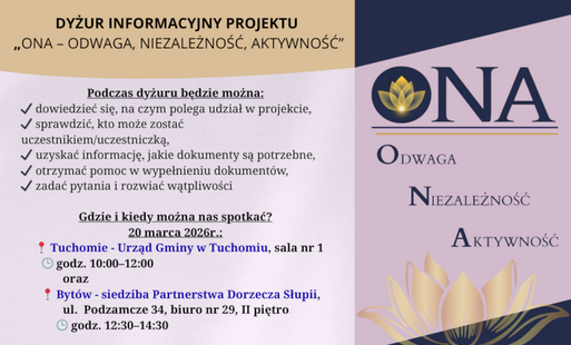 Zdjęcie do Dyżur informacyjny projektu