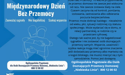 Zdjęcie do Dzień bez przemocy